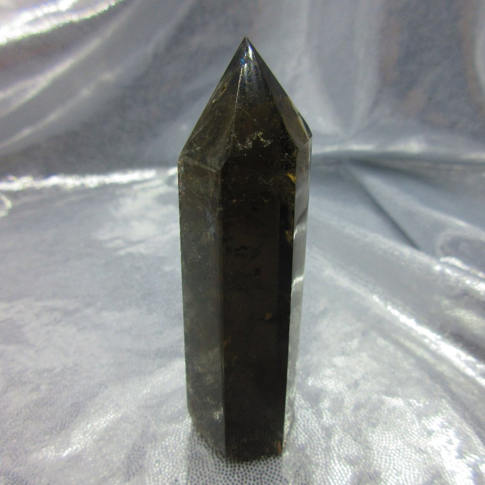 Smoky Quartz Crystal Polished Tower Generator Crystal Meditation Tool